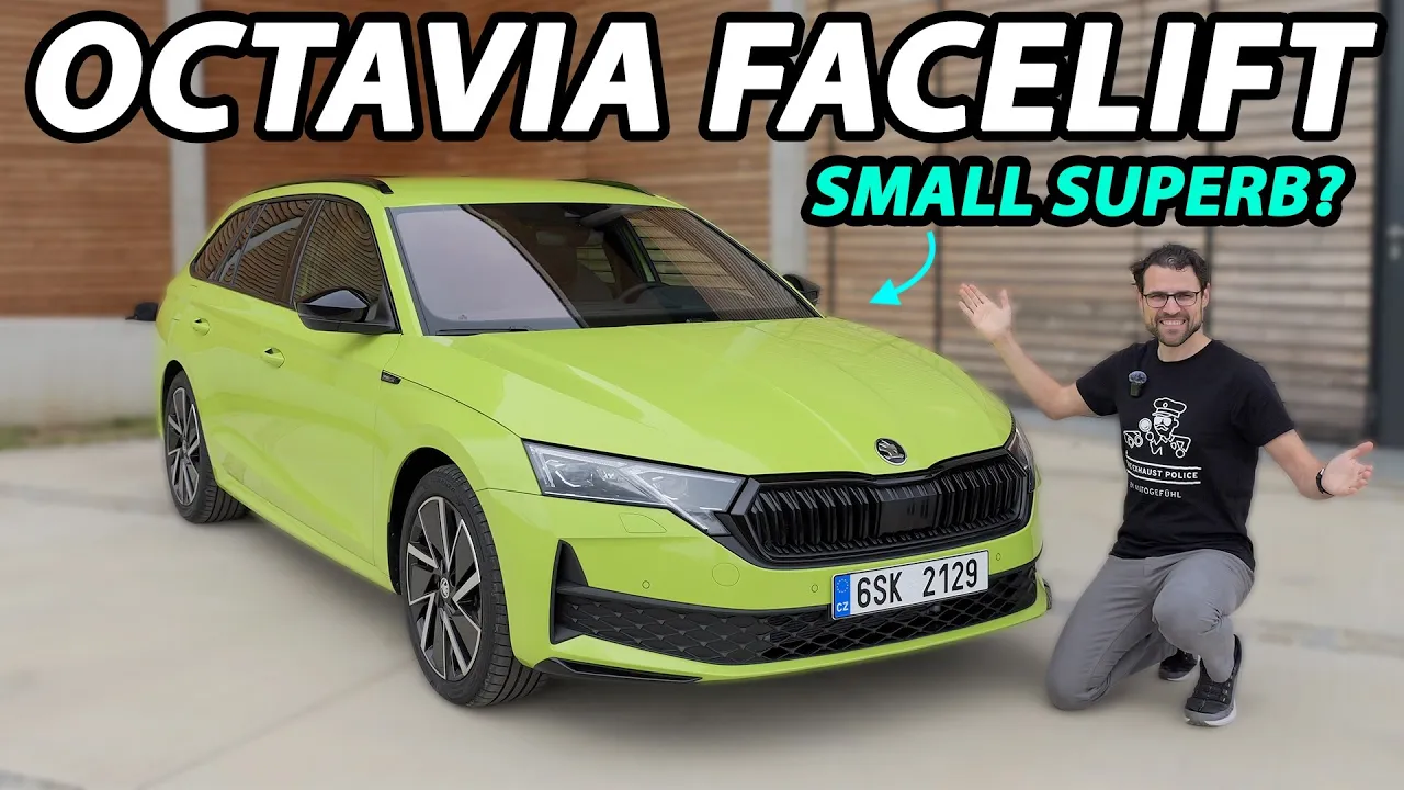 2024 Skoda Octavia facelift driving REVIEW diesel vs petrol - now a small Superb?