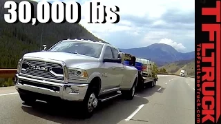 2016 Ram 3500 HD Takes on the Extreme Super IKE Gauntlet Review Towing 30,000 Lbs