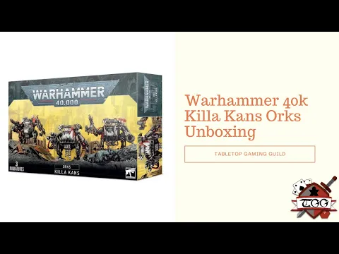 Warhammer 40k Killa Kans Orks Unboxing