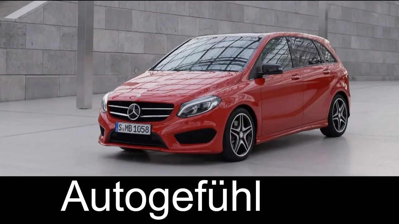 Mercedes B-Class new AMG Line B250 4MATIC exterior interior Mercedes B-Klasse Facelift