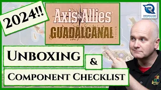Axis and Allies: Guadalcanal Renegade 2024 Reprint - Unboxing