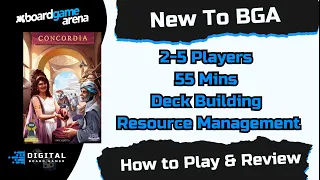New to BGA: Concordia (Ranked top 30 on BGG)— Is It Worth Your Time?
