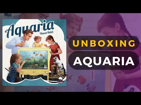 Aquaria Board Game Unboxing | DaniCha