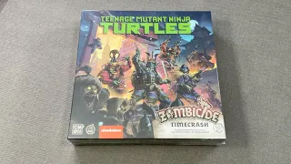 The Discriminating Gamer: Zombicide: White Death - Teenage Mutant Ninja Turtles: Timecrash unboxing with Ray