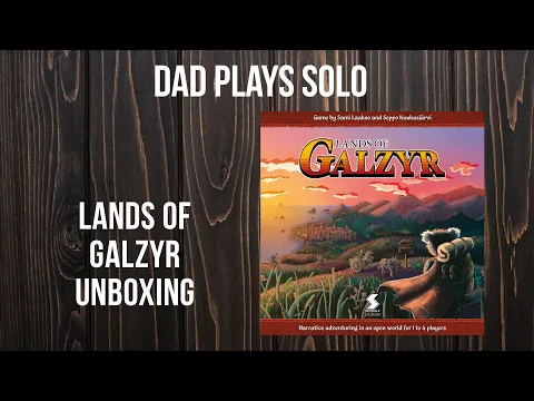 Lands Of Galzyr Unboxing - Dad and Daughter Play Games