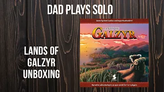 Lands Of Galzyr Unboxing - Dad and Daughter Play Games