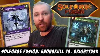 SolForge Fusion, Round 1: Ebonskull vs. Brighttusk
