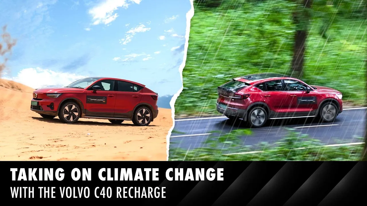 Volvo C40 Recharge vs the elements | BRANDED CONTENT | Autocar India
