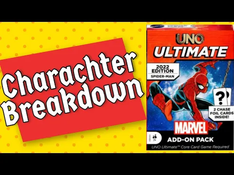 Spider-man - Uno Ultimate Marvel Character Breakdown