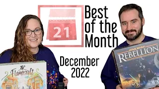 Best Board Game of the Month - December 2022 - Star Wars Rebellion and Flamecraft Mini Reviews