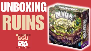 Ruins Board Game Unboxing