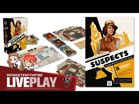 SUSPECTS - STUDIO H | BOARD GAME LIVE PLAY |