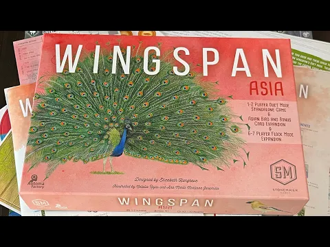 Sanctuary Sunday - Wingspan Asia (Stonemaier)