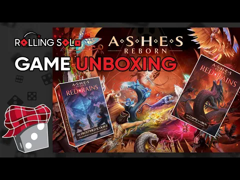 Ashes Reborn: Master Set, The Corpse of Viros & The Frostwild Scourge | Game Unboxing