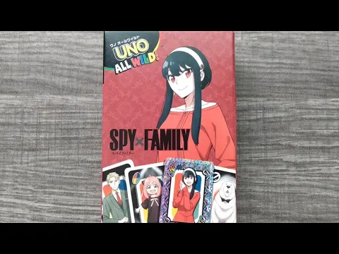 McDonald's UNO All Wild! Spy X Family Card Game 2026 McDonald’s Mini