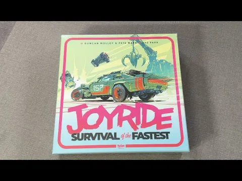 The Discriminating Gamer: Joyride: Survival of the Fastest unboxing with Ray