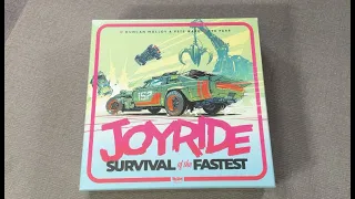 The Discriminating Gamer: Joyride: Survival of the Fastest unboxing with Ray