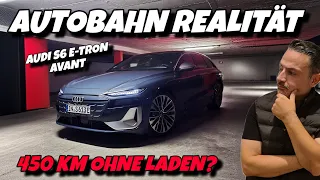 450 km Autobahn ohne Laden? Audi S6 Avant e-tron im Test. #elektroauto