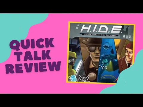 H.I.D.E.: Hidden Identity Dice Espionage: Review