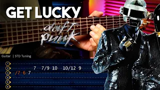 GET LUCKY - Daft Punk Guitar Tutorial TABS | Cover Guitarra Christianvib