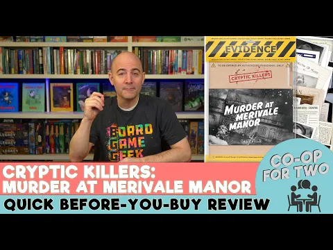 Cryptic Killers - Murder at Merivale Manor: Spoiler-free Review (17min@4k)
