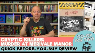 Cryptic Killers - Murder at Merivale Manor: Spoiler-free Review (17min@4k)