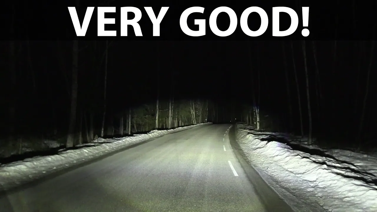 Mercedes EQV headlights test