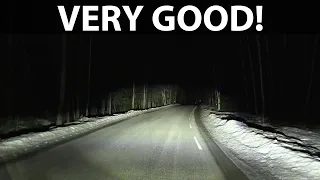 Mercedes EQV headlights test