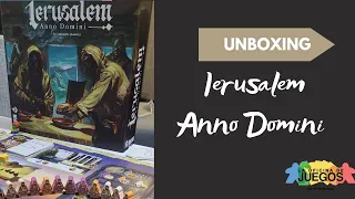 UNBOXING IERUSALEM ANNO DOMINI|🤴🙌🤲 COMPONENTES Y STICKERS| JUEGO DE MESA| ¿QUÉ TRAE IERUSALEM?