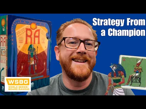 Ra Strategy from the World Series of Board Gaming with Ring Champion Loyd Wasson