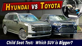 2026 Palisade vs Grand Highlander Child Seat Test | Which Is Best For Car Seats & Growing Families?