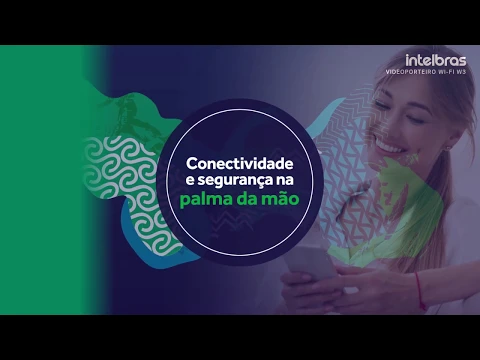 Vídeo Porteiro Doorbell WiFi Allo w3 Intelbras