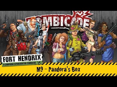 Zombicide 2nd Edition: Fort Hendrix Campaign (Mission M9) Board Game Gameplay