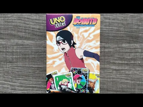 McDonald's UNO Flip! Boruto Card Game 2026 McDonald’s Mini
