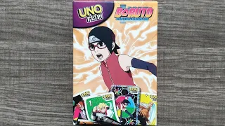 McDonald's UNO Flip! Boruto Card Game 2026 McDonald’s Mini