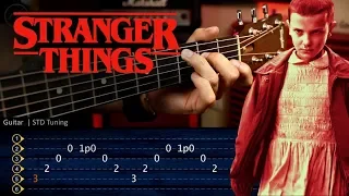 Stranger Things - Theme Guitar Tutorial TABS | Cover Guitarra Christianvib