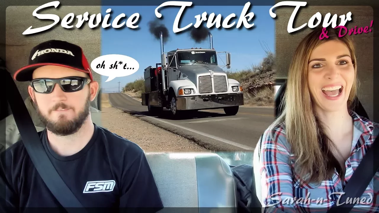 I Drove a Big Rig! // Service Truck Tour