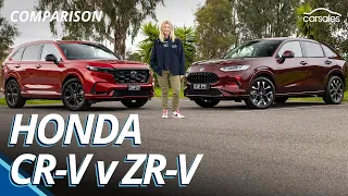 2024 Honda CR-V v 2024 Honda ZR-V Comparison | Which of these two mid-size SUVs best suits you?
