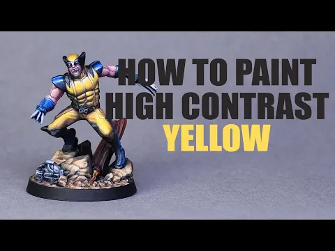 How To Paint High Contrast Yellow