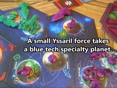 Four Player Battle Report - Naalu, Yssaril, Saar, and Arborec