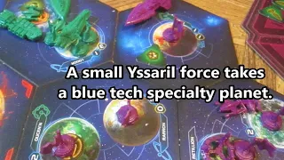 Four Player Battle Report - Naalu, Yssaril, Saar, and Arborec