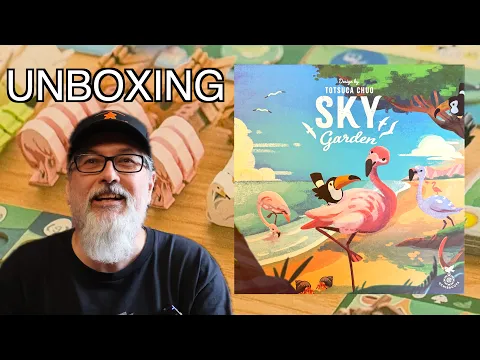 Unboxing the Board Game SKY Garden | Designed by Totsuca Chuo and published by uchibacoya