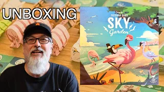 Unboxing the Board Game SKY Garden | Designed by Totsuca Chuo and published by uchibacoya