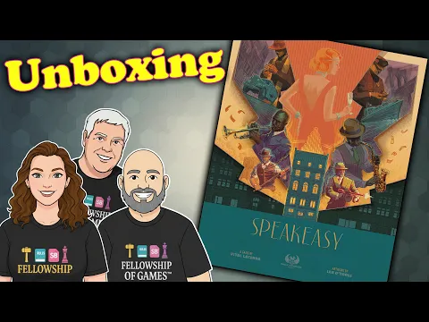 Speakeasy Board Game Unboxing | Prohibition-Era Strategy, Components & First Look!