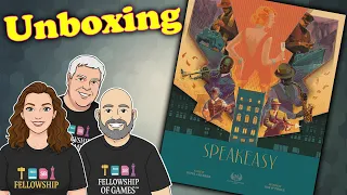 Speakeasy Board Game Unboxing | Prohibition-Era Strategy, Components & First Look!