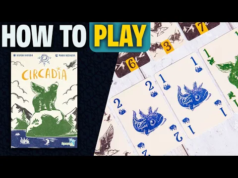 Circadia | How to Play | Learn to Play in 5 Minutes! | A Set Collection Card Games