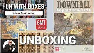 Downfall: Conquest of the Third Reich | GMT Games | Chad Jensen and John Butterfield | Unboxing
