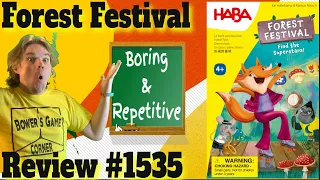 Forest Festival Review - Haba takes out the trash. And then sells it to you