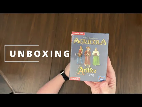 Agricola: Artifex Deck Expansion - Quick Look Unboxing - What's in the box?