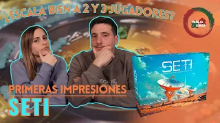 [PRIMERAS IMPRESIONES] SETI - ¿Cómo escala a 2 y 3 jugadores? ¿Volveremos a jugarlo?
